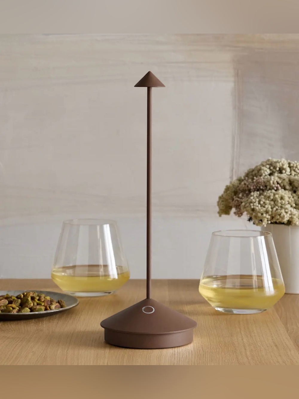 Zafferano pina pro wireless touch lamp - color Rust
